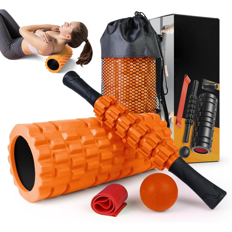 5‑in‑1 Deep‑Tissue Foam Roller Massage Kit
