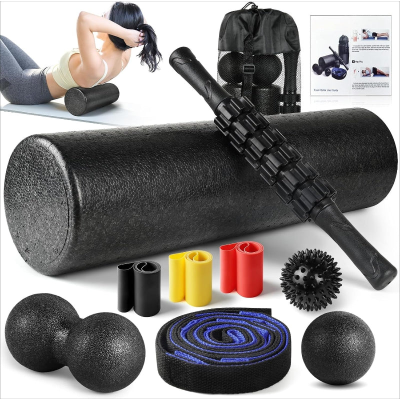 7‑in‑1 Deep‑Tissue Foam Roller Kit