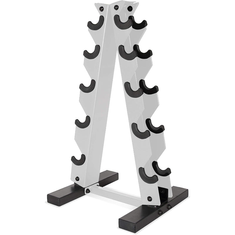 Compact Heavy‑Duty Hex Dumbbell Storage Rack