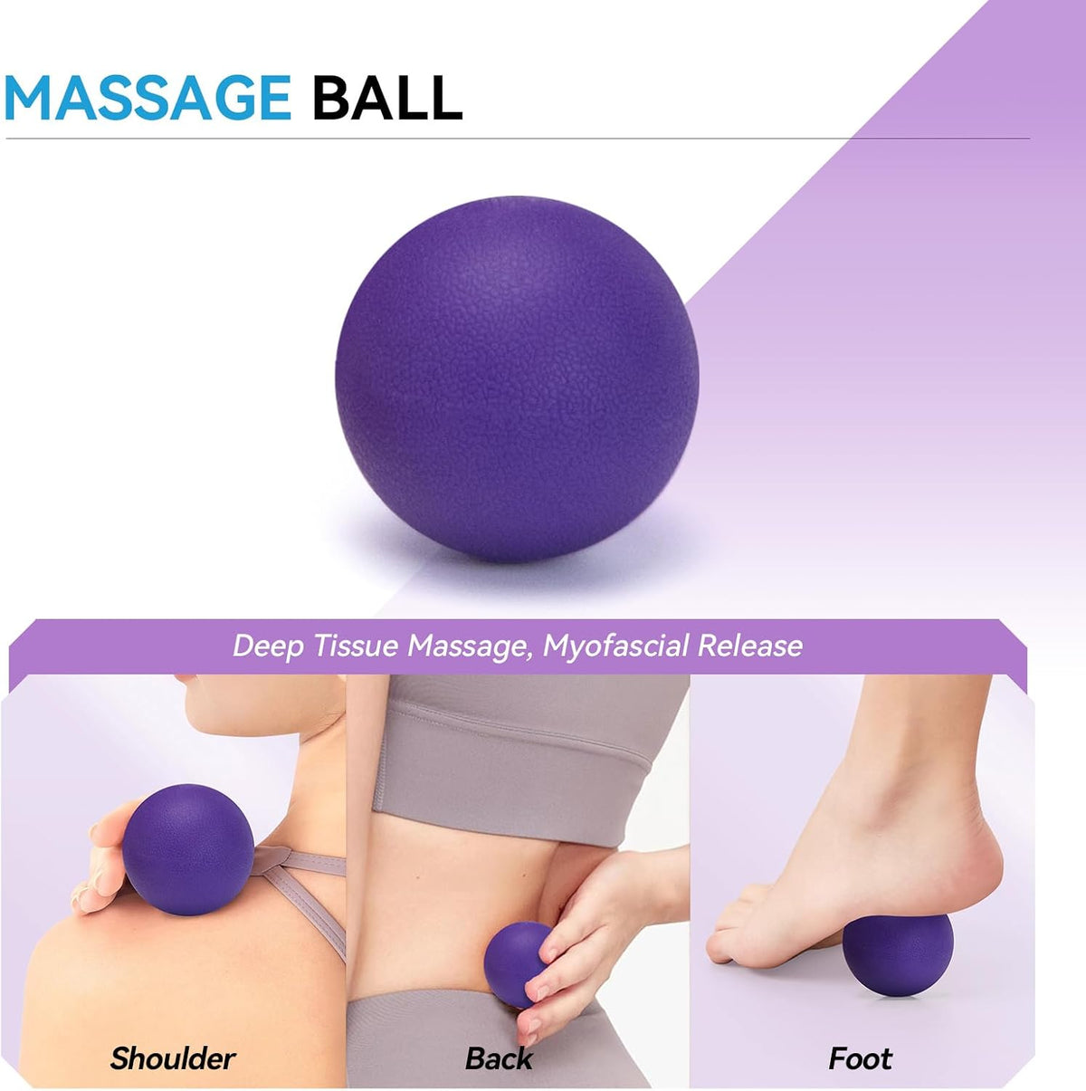 High‑Density Deep Tissue Foam Roller Set