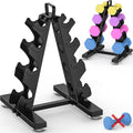 A‑Frame Multi‑Tier Home Gym Dumbbell Rack Stand