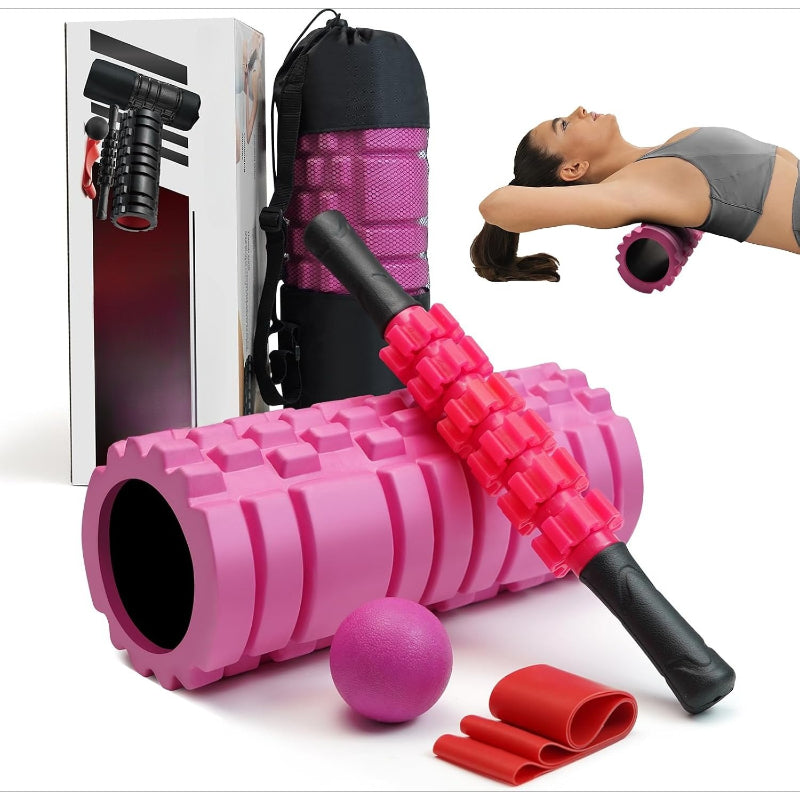 High‑Density Deep Tissue Foam Roller Kit