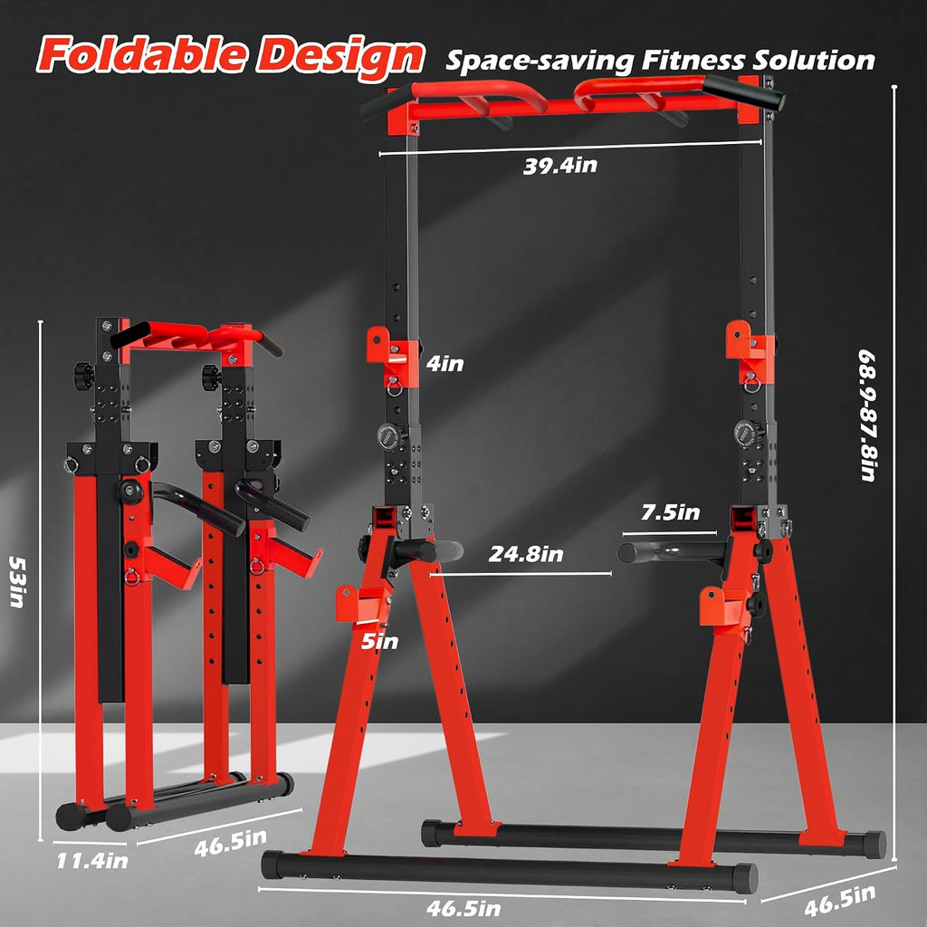 Free‑Standing Pull‑Up Power Tower Station