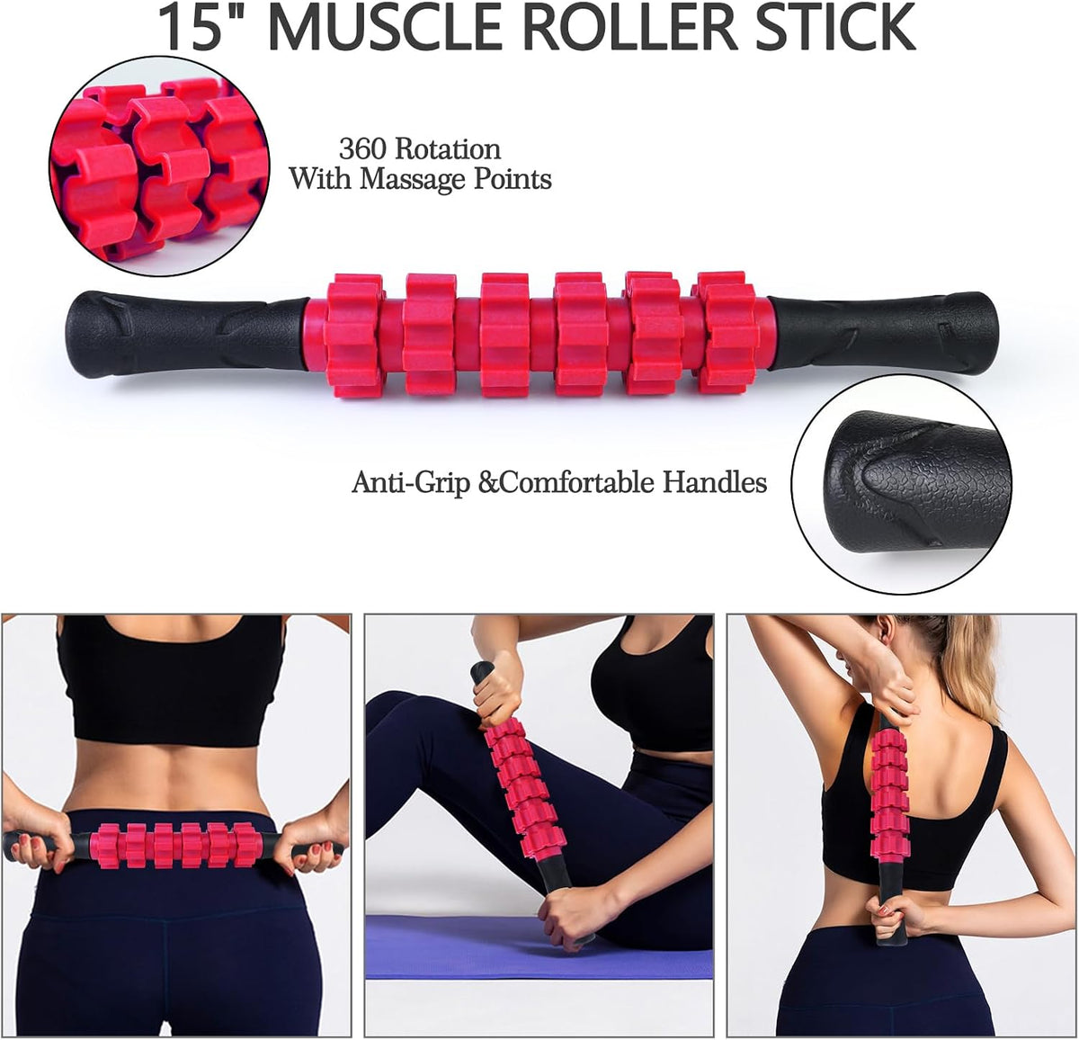 High‑Density Deep Tissue Foam Roller Kit
