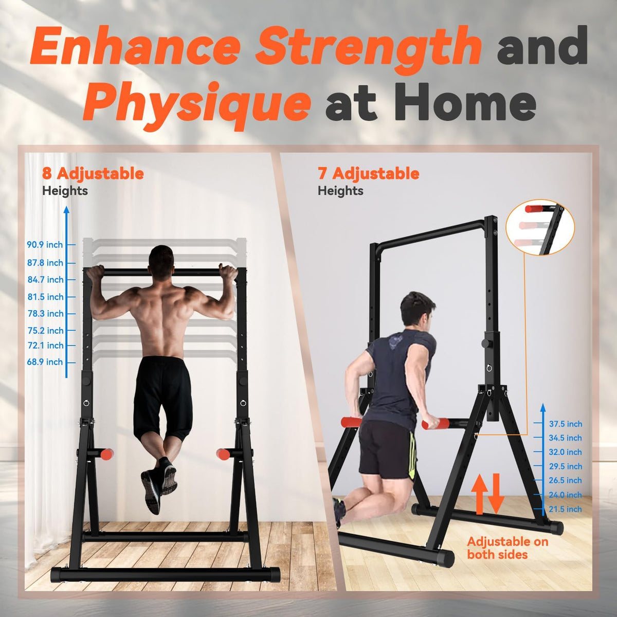 Foldable Multi‑Function Home Gym Power Tower