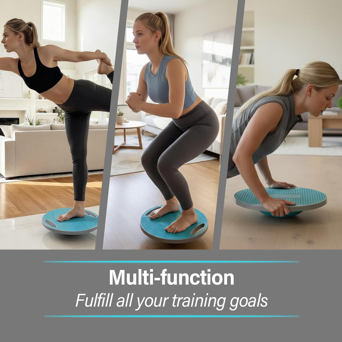 Non‑Slip Wobble Balance Training Board