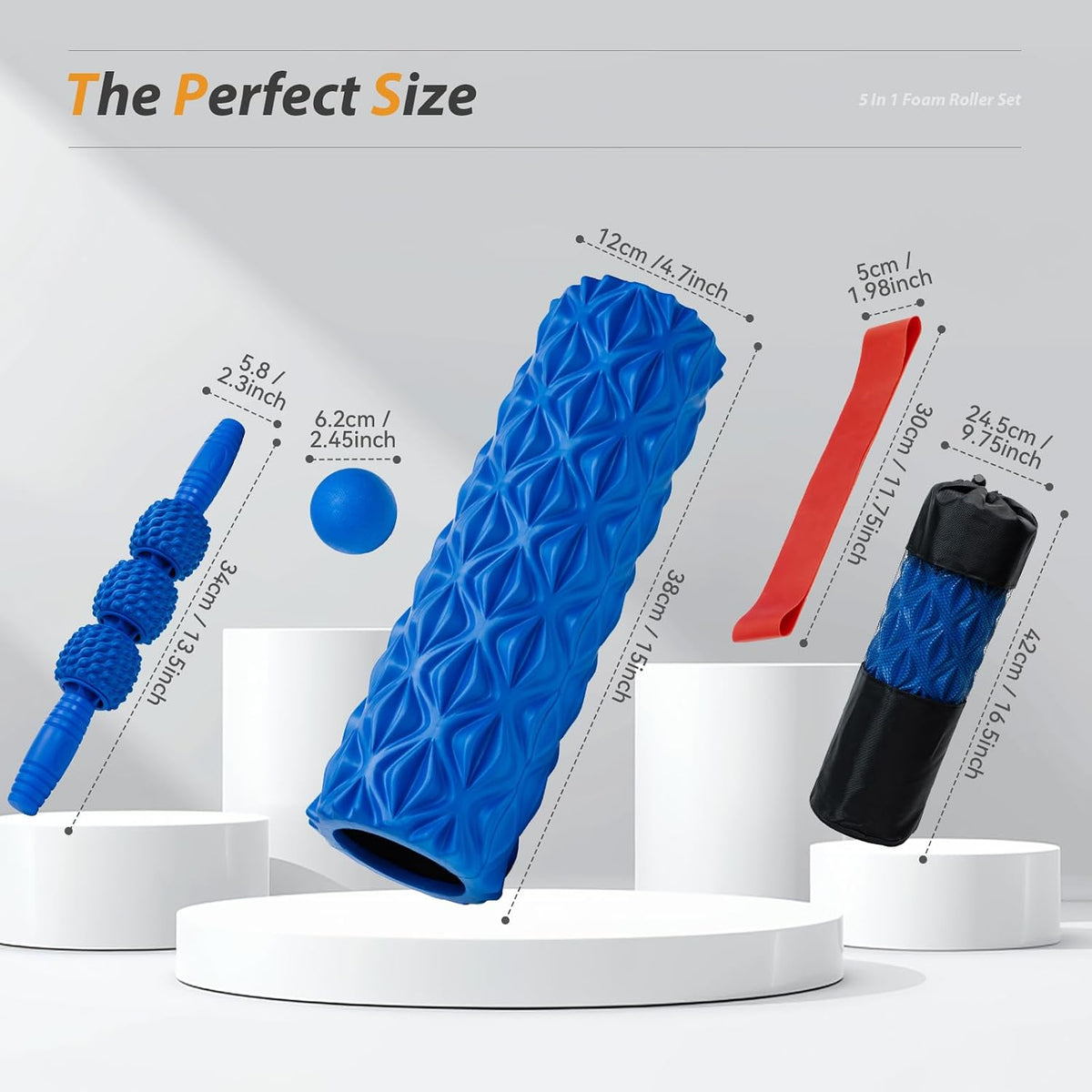 High‑Density Foam Roller Massage Kit