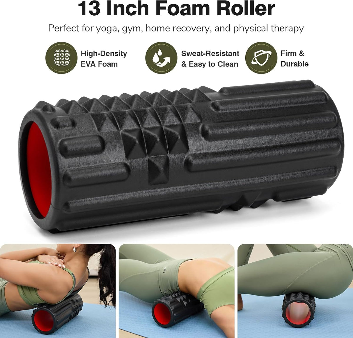 Muscle‑Recovery Deep Tissue Foam Roller Set