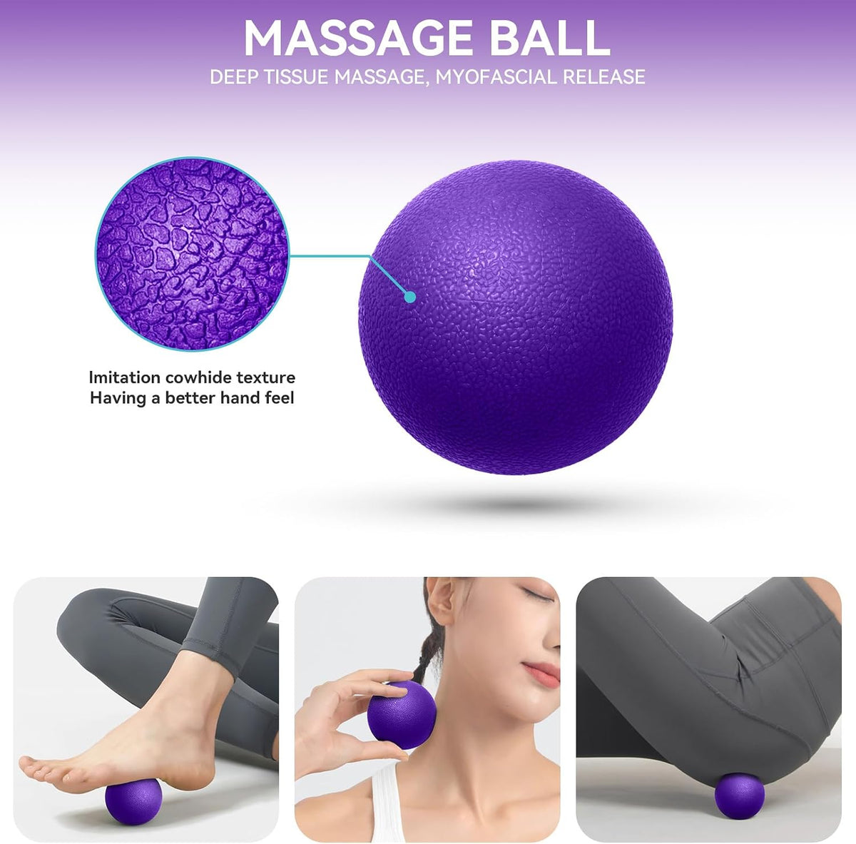 High‑Density Muscle Massage Foam Roller Set