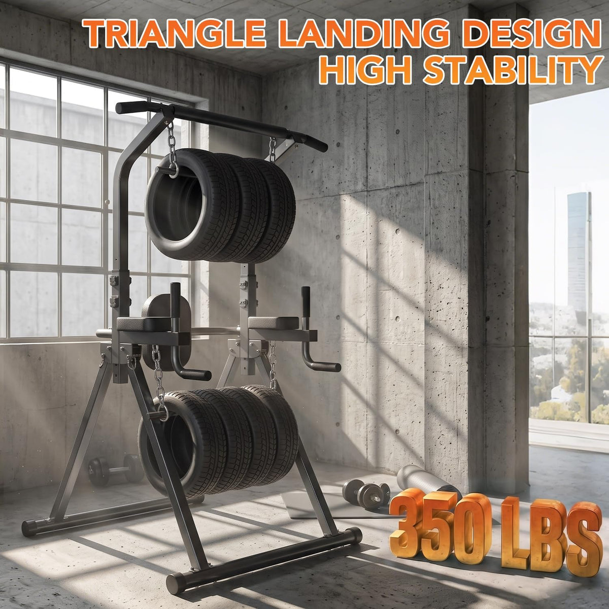 Foldable Multifunctional Home Gym Power Tower
