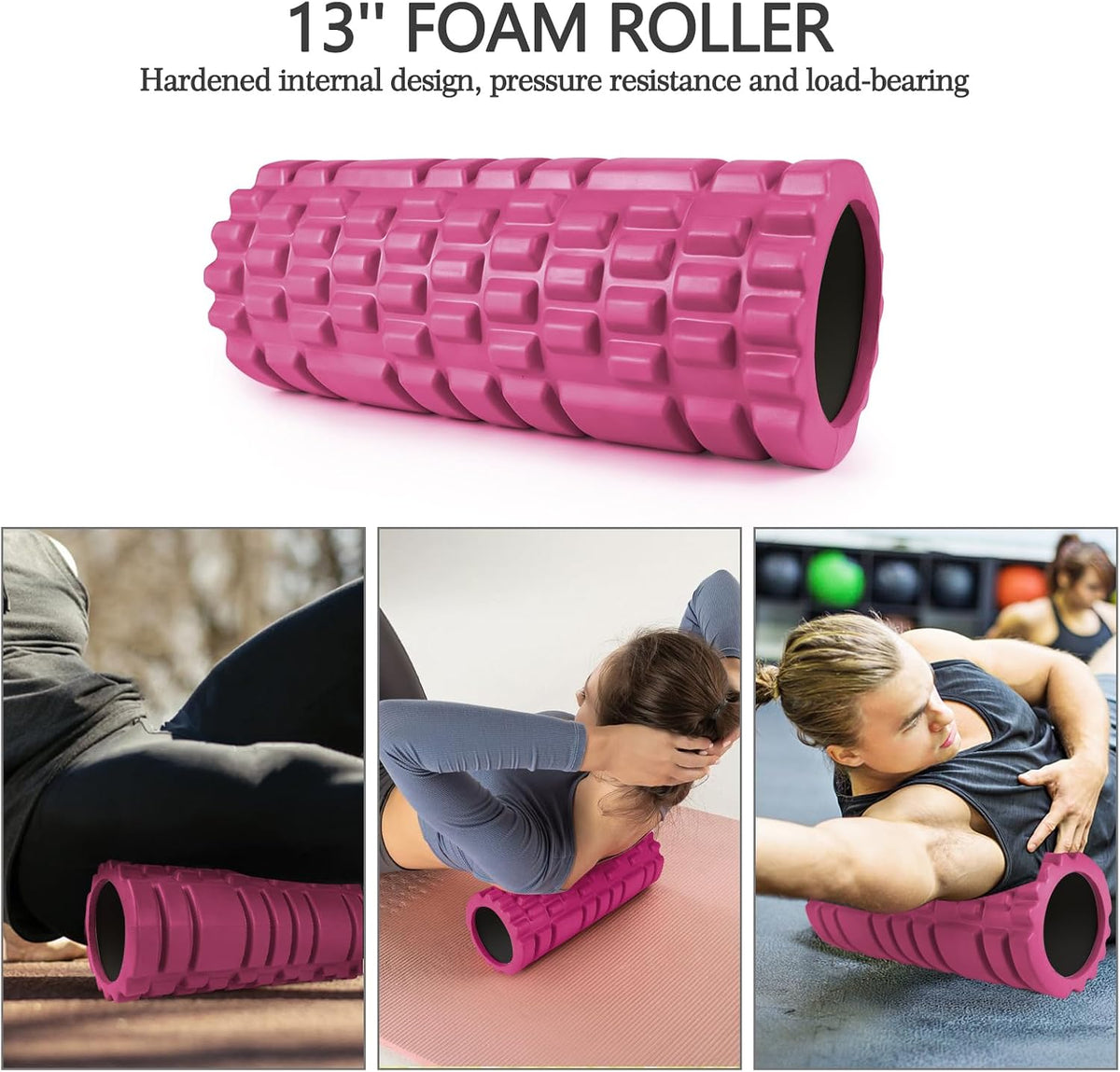 High‑Density Deep Tissue Foam Roller Kit