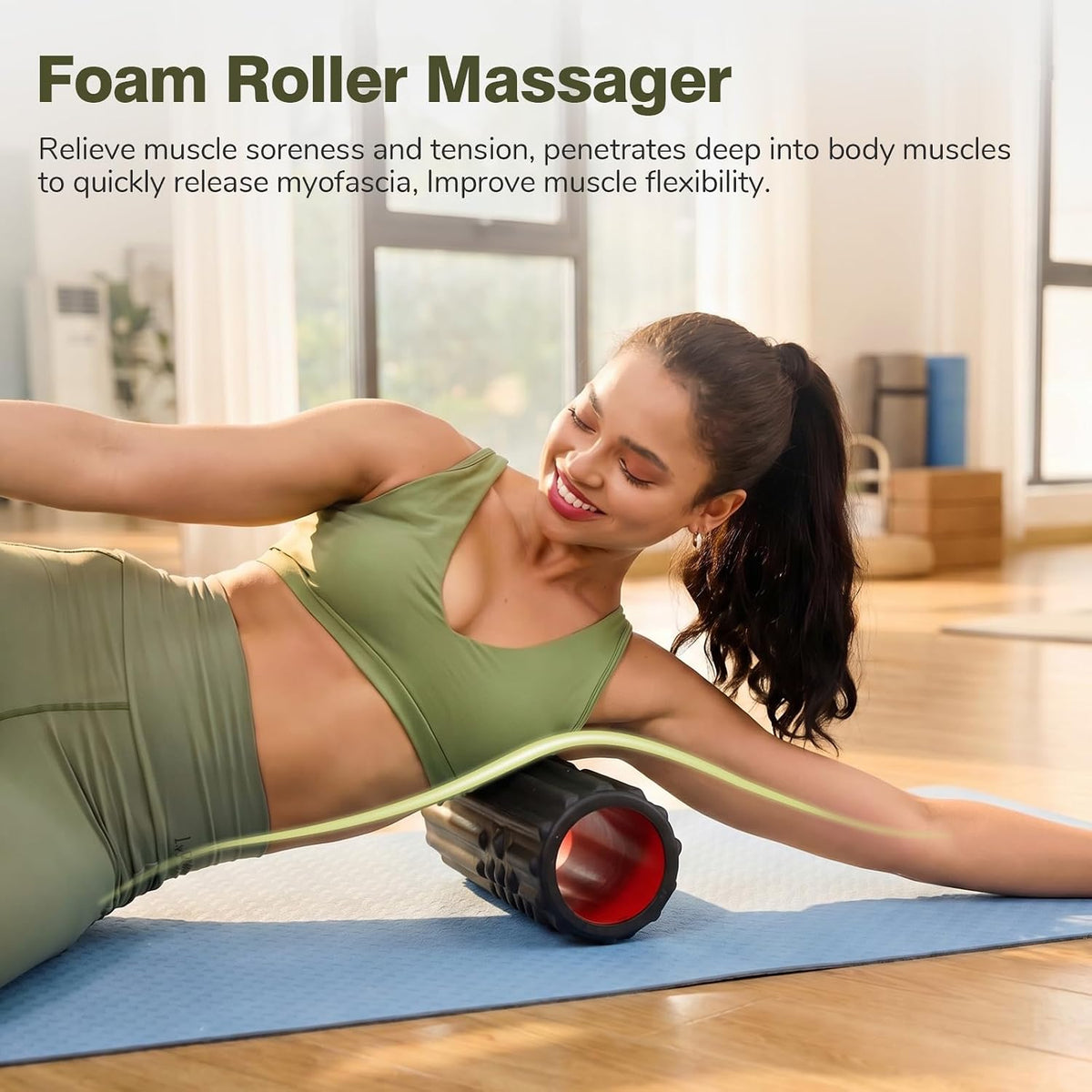 Muscle‑Recovery Deep Tissue Foam Roller Set