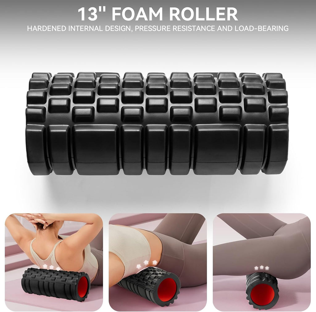 High‑Density Muscle Recovery Foam Roller Set