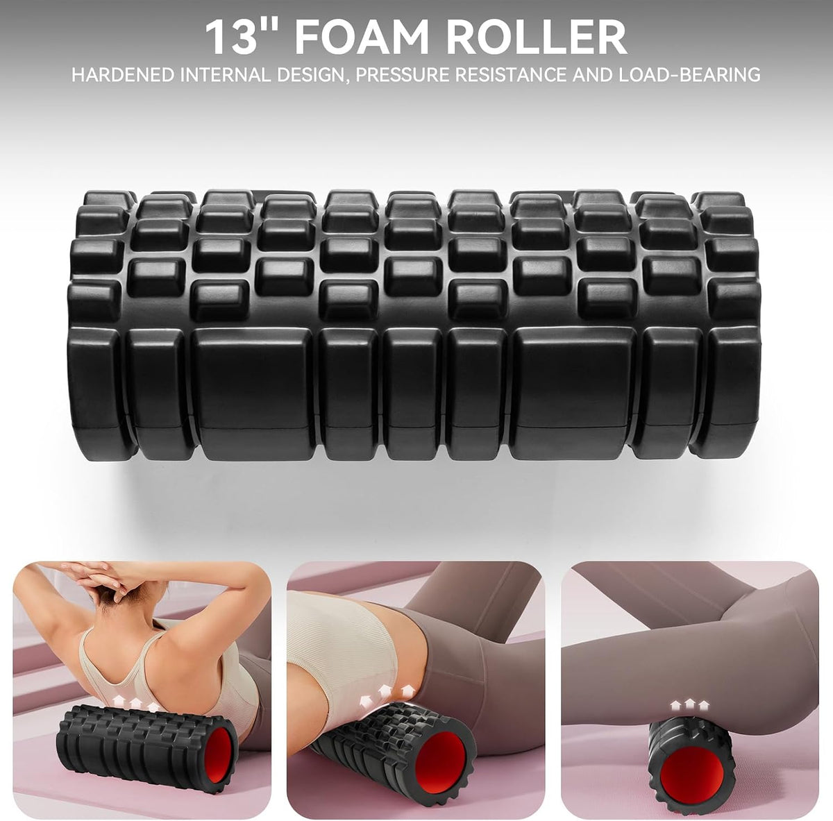 High‑Density Muscle Recovery Foam Roller Set