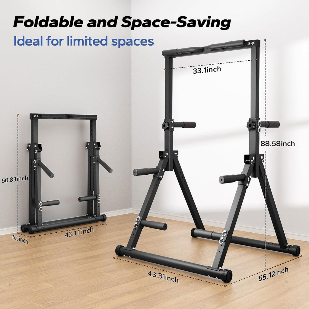 Adjustable Free‑Standing Foldable Power Tower Station