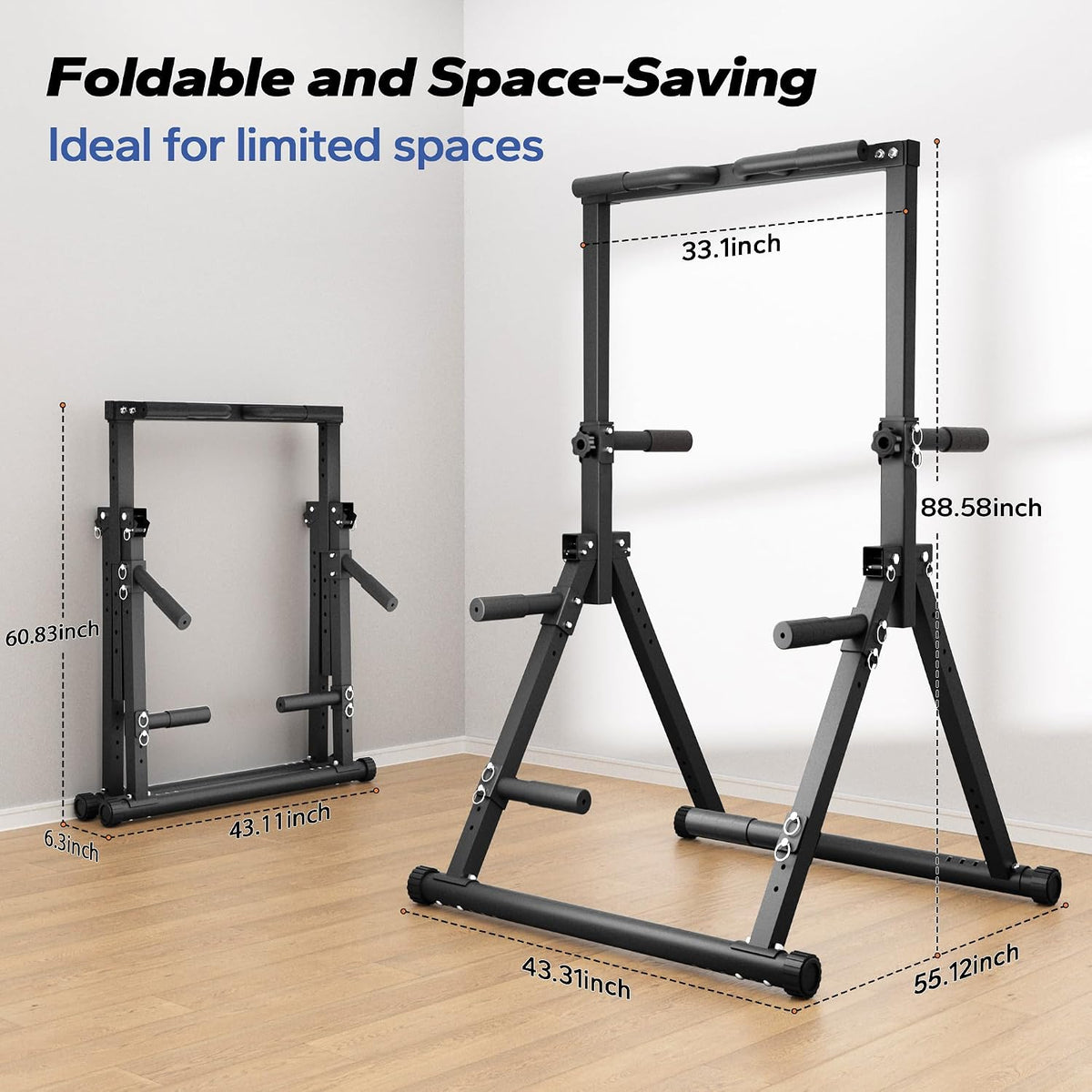 Adjustable Free‑Standing Foldable Power Tower Station