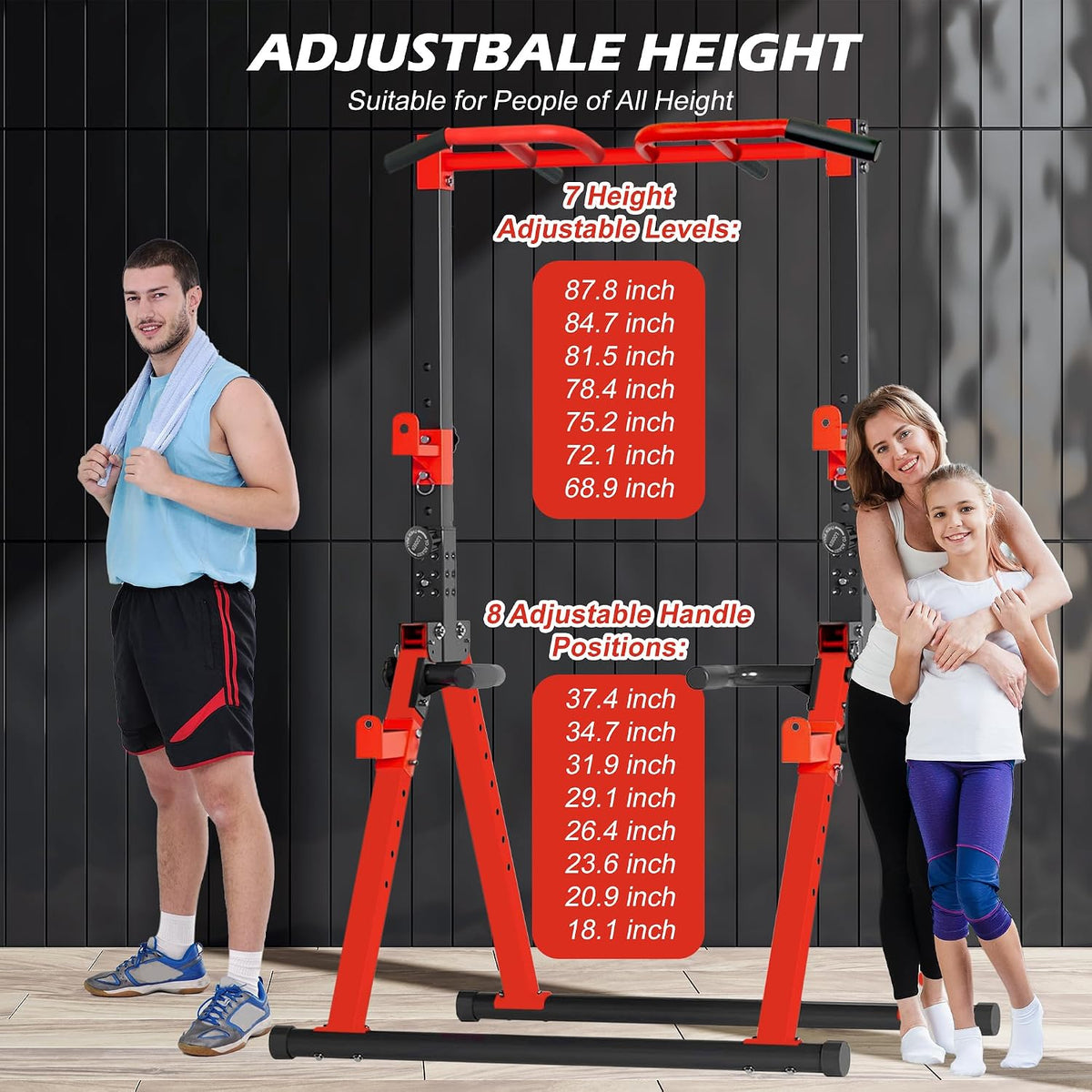 Free‑Standing Pull‑Up Power Tower Station