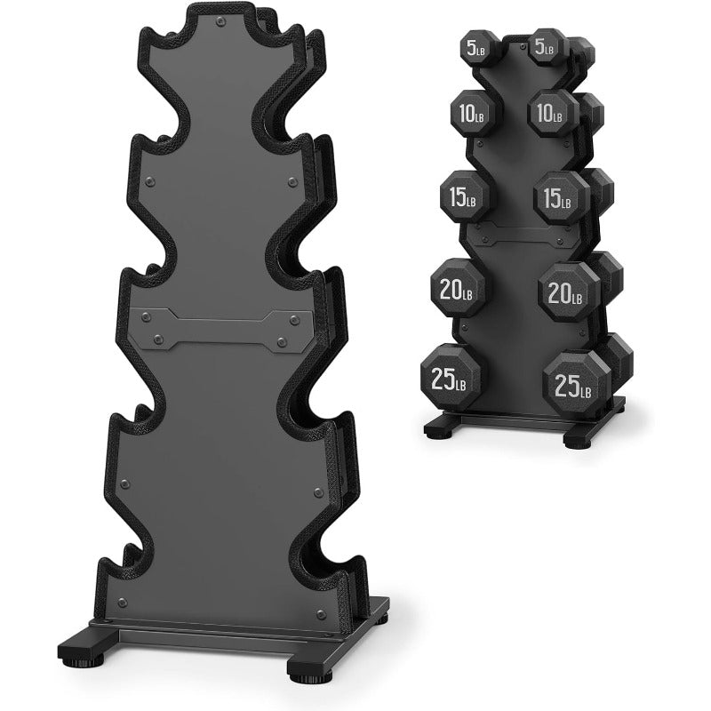 Solid‑Steel Multi‑Tier Dumbbell Storage Rack Stand