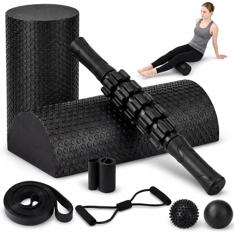 High‑Density Deep Tissue Foam Roller Kit