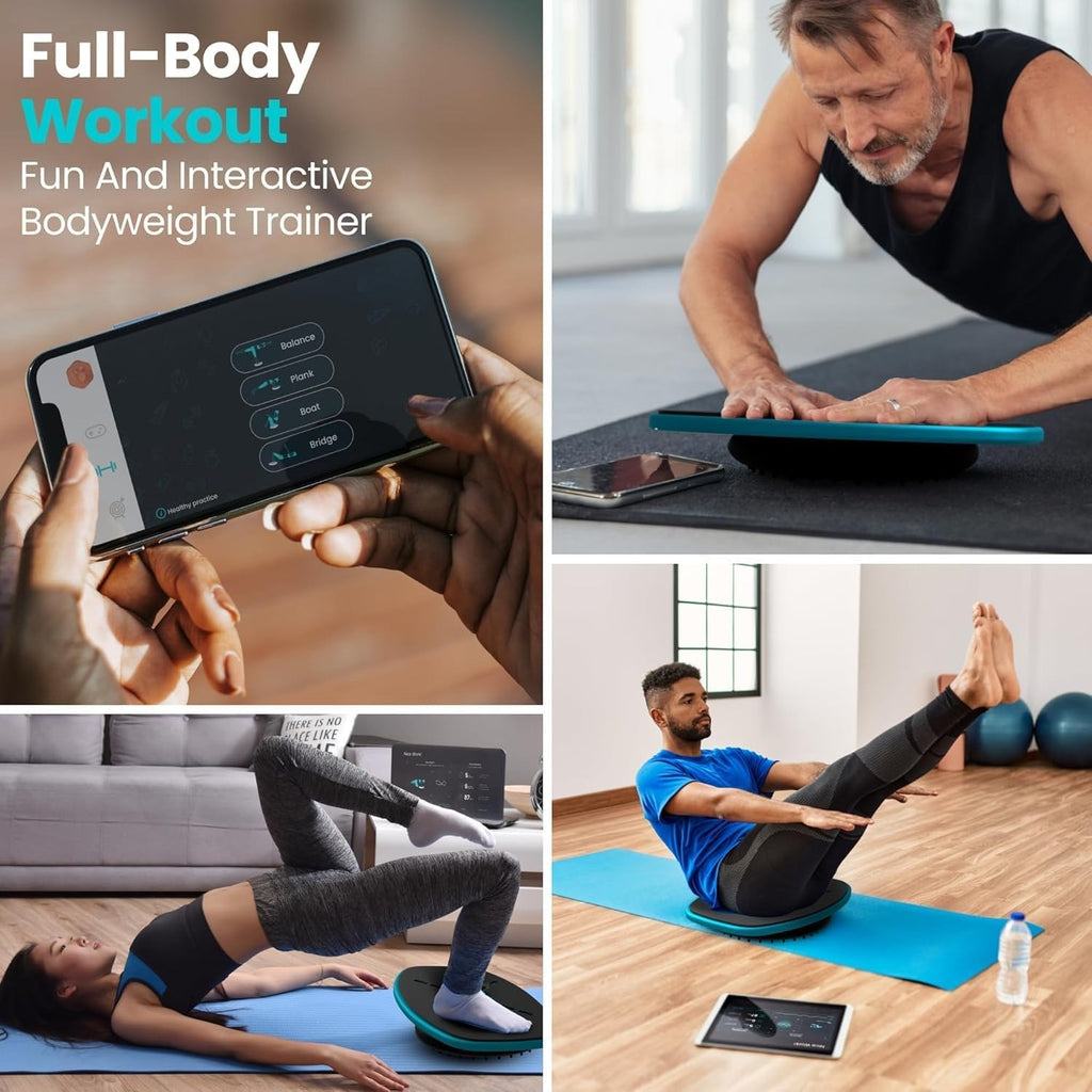 Bluetooth Smart App‑Enabled Balance Trainer Board
