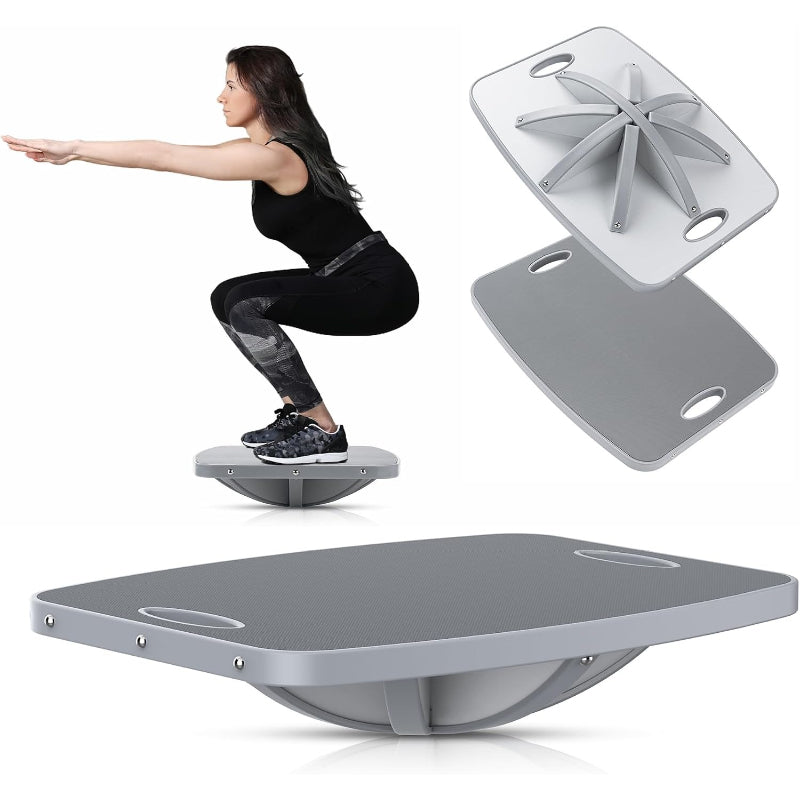 Portable 360° Wooden Wobble Balance Board